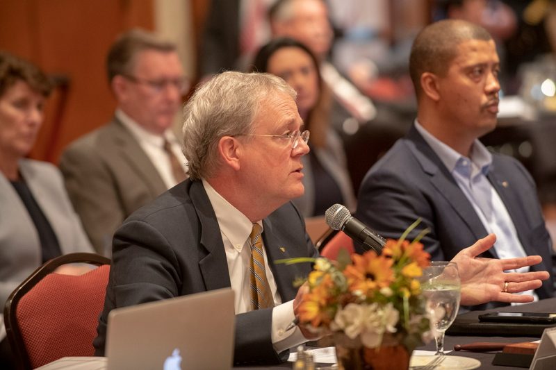 Dennis Treacy, rector of the Virginia Tech Board of Visitors