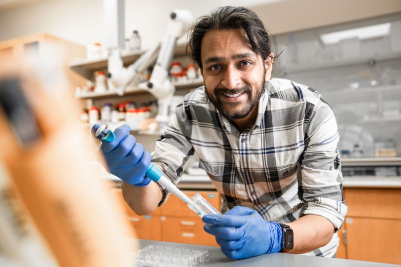 Paras Patel at the Fralin Biomedical Research Institute